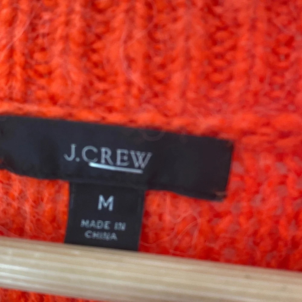 J. Crew M Cable-Knit Pointelle Sweater